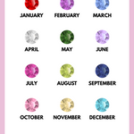 Birthstone necklace