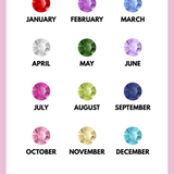 Birthstone necklace