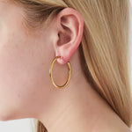 Classic hoop Clip Earrings