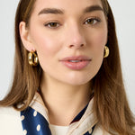 Stainless Steel Hoop Earrings circle Casual Daily Simple Series Women's jewelry