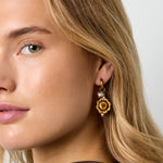 Stainless Steel Drop Earrings Flower Casual Daily Simple Series Women's jewelry