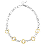 Stainless Steel Chain Necklaces Clover Casual Daily Simple Series Women's jewelry