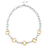 Stainless Steel Chain Necklaces Clover Casual Daily Simple Series Women's jewelry