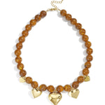 Acrylic Beaded Necklaces Heart Casual Daily Ethnic Series Women's jewelry