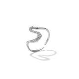 Stainless Steel Statement Rings Lines Simple Daily Simple Series Women's jewelry