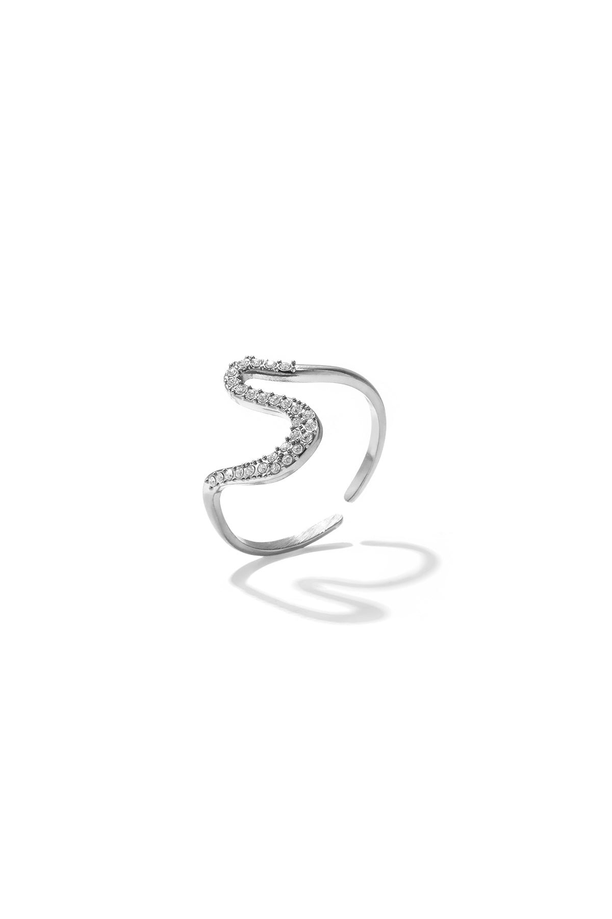 Stainless Steel Statement Rings Lines Simple Daily Simple Series Women's jewelry