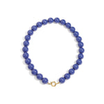 Necklace with large beads and front closure-15mm