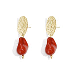 Stainless Steel Drop Earrings irregular shape Casual Daily Simple Series Women's jewelry