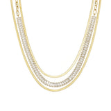 Stainless Steel Layered Necklaces Chain Casual Daily Simple Series Women's jewelry