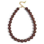 Necklace with large beads