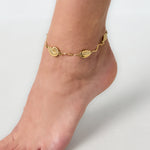 Stainless Steel Anklets Shell Vacation Daily Simple Series Women's jewelry