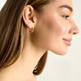 Stainless Steel Hoop Earrings circle Casual Daily Simple Series Women's jewelry