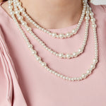 Small pearls layered Necklace