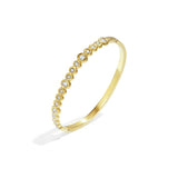 Bangle bracelet round stones
