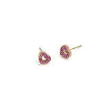 Decorated heart-shaped buttons