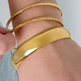 Stainless Steel Bangles Geometric Casual Daily Simple Series Women's jewelry