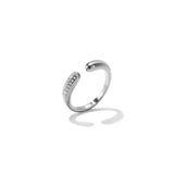 14K Gold Plated Stainless Steel Minimalist Rings Circle Casual Daily Simple Series Women's jewelry