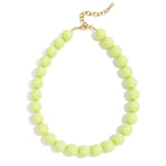Necklace with large beads