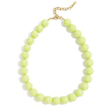 Necklace with large beads
