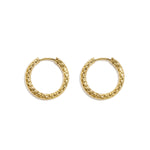 Stainless Steel Hoop Earrings Circle Simple Daily Simple Series Women's jewelry