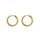 Stainless Steel Hoop Earrings Circle Simple Daily Simple Series Women's jewelry