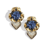 Iron Drop Earrings Flower Daily Ethnic Series Women's jewelry