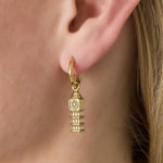 Stainless Steel Drop Earrings Cartoon Casual Daily Simple Series Women's jewelry
