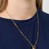 Simple lock necklace