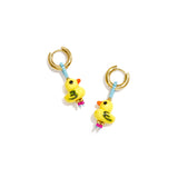 Stainless Steel Beads Earrings Animal Cute Daily Simple Series Women's jewelry