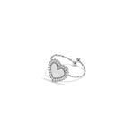 Stainless Steel Statement Rings Heart Simple Daily Simple Series Women's jewelry