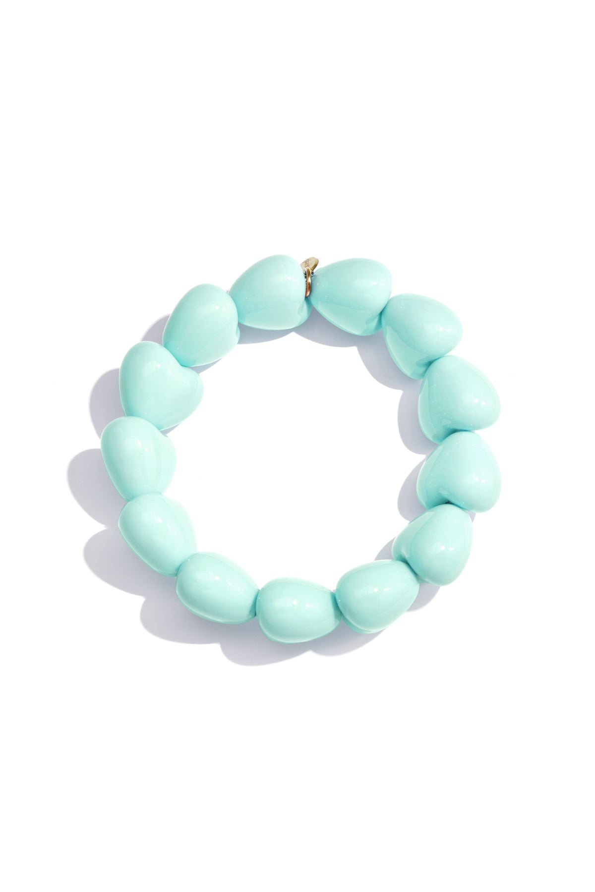 13-Bead Small Heart Bracelet