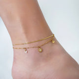 star ankle bracelet