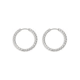 Small Stainless Steel Patterned Earrings