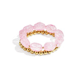 Bracelet set with chunky beads