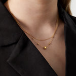 Double Layered Star Necklace