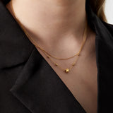 Double Layered Star Necklace