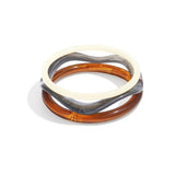 Acrylic Bangles Solid Color Casual Daily Simple Series Women's jewelry