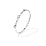 Bangle with floral details