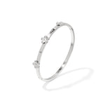 Bangle with floral details