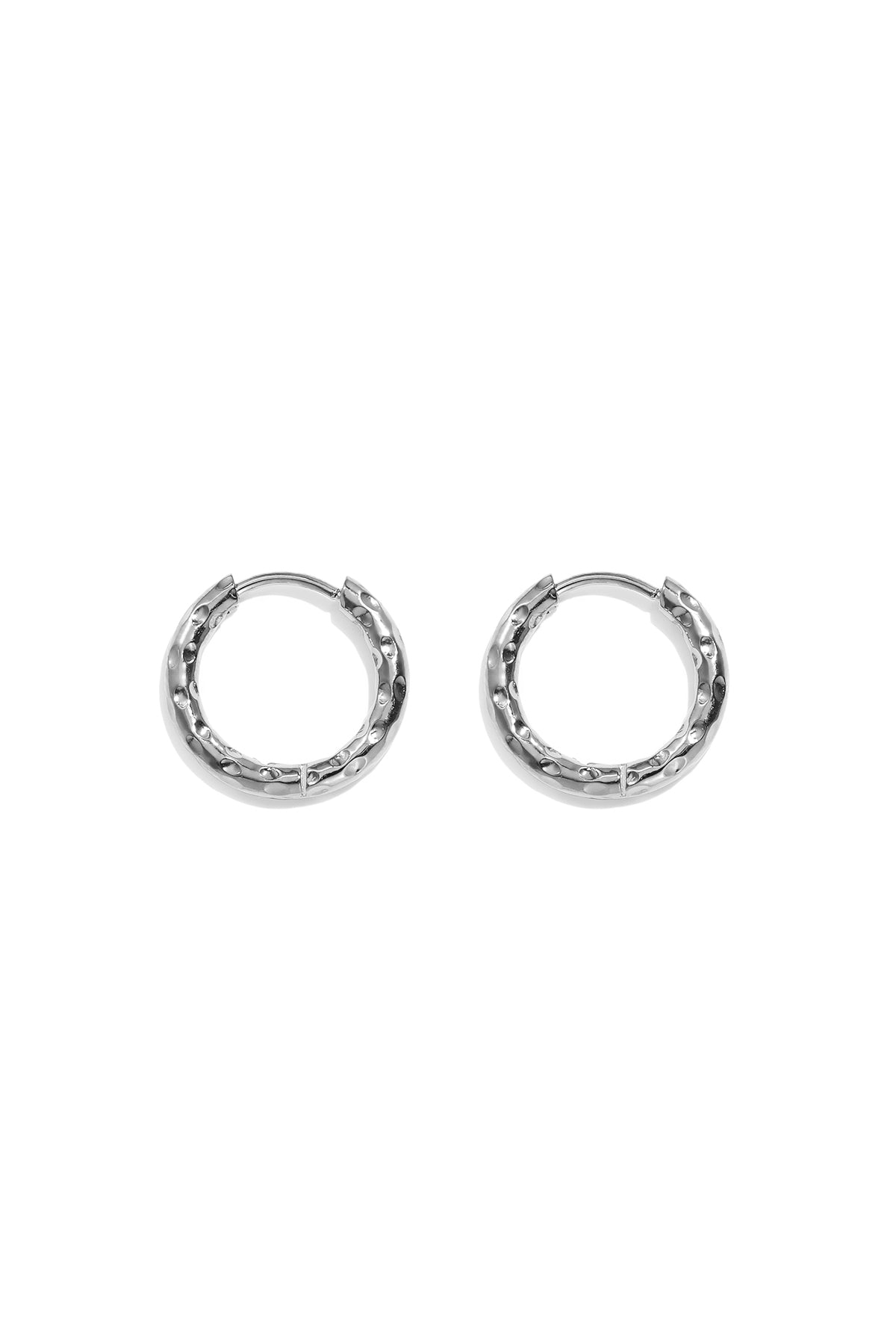 Stainless Steel Hoop Earrings Circle Simple Daily Simple Series Women's jewelry