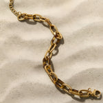 Stainless Steel Chain Bracelets Leopard Print Casual Daily  Women's jewelry