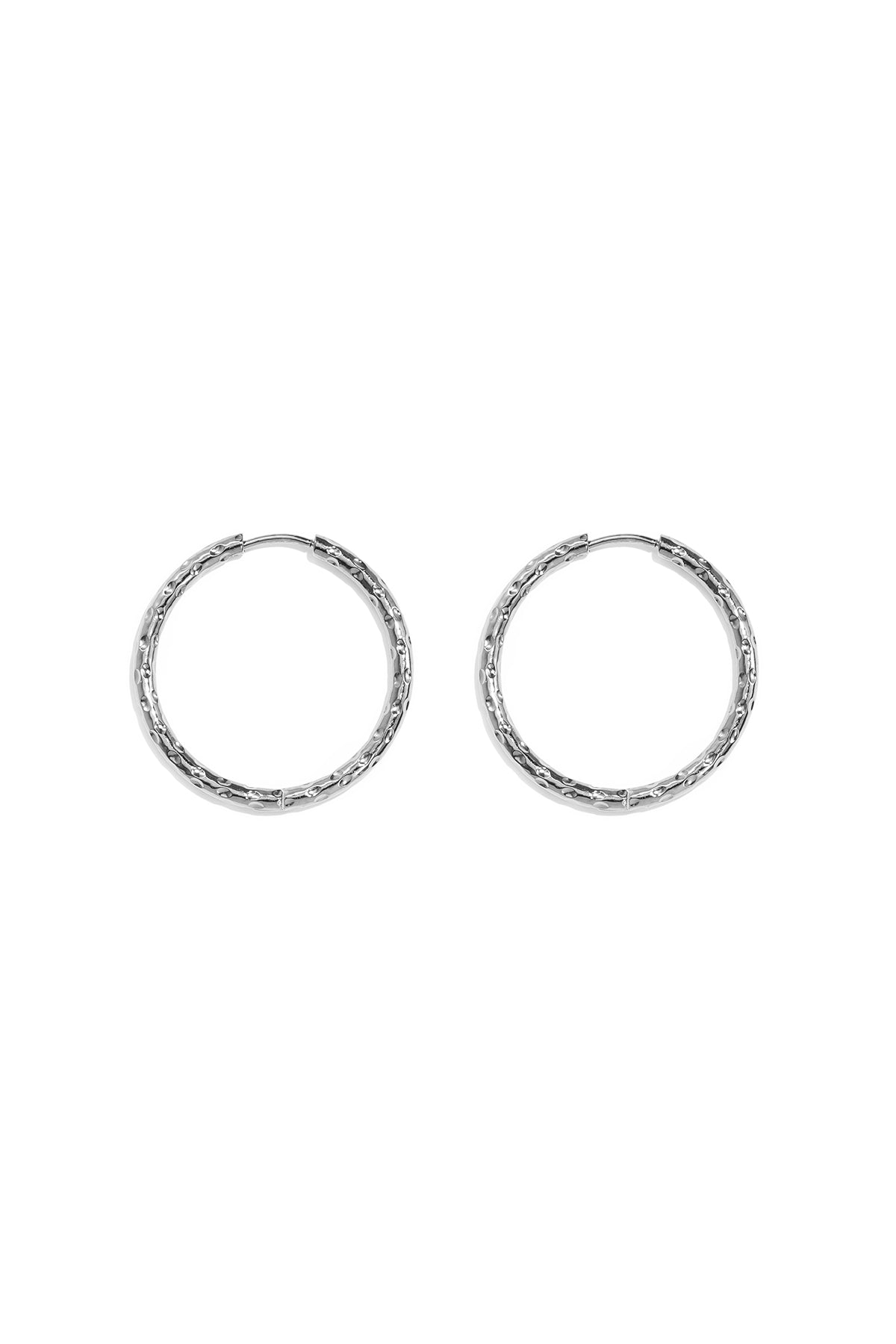 Stainless Steel Hoop Earrings Circle Simple Daily Simple Series Women's jewelry
