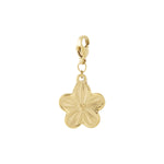 Floral jewelry charm