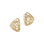 Hypnosis earrings with stone