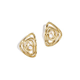 Hypnosis earrings with stone