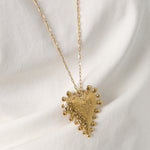 Statement heart necklace