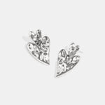Stacked heart earrings