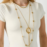 Stainless Steel Long Necklaces Irregular Shape Simple Daily Simple Series Women's jewelry