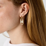 Stainless Steel Drop Earrings Geometric Shape Simple Daily Simple Series Women's jewelry