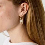 Stainless Steel Drop Earrings Geometric Shape Simple Daily Simple Series Women's jewelry